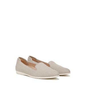 NEW DR. SCHOLL'S WOMEN'S ELIZA SLIP-ONS LOAFER, OYSTER GREY FABRIC, 10